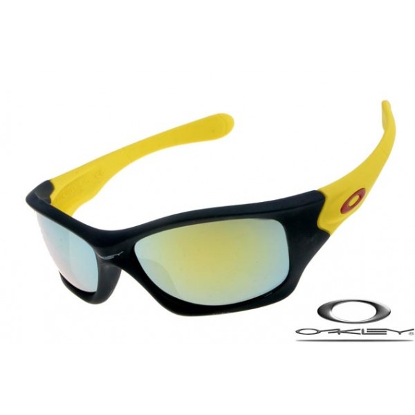 black and yellow oakleys