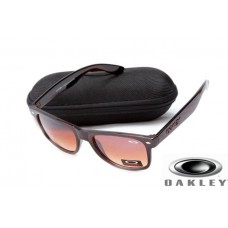 Fake Oakley Frogskins Sunglasses Black Frame Brown Lens OAKLEY201567362